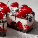 No Bake Cherry Ripe Slice