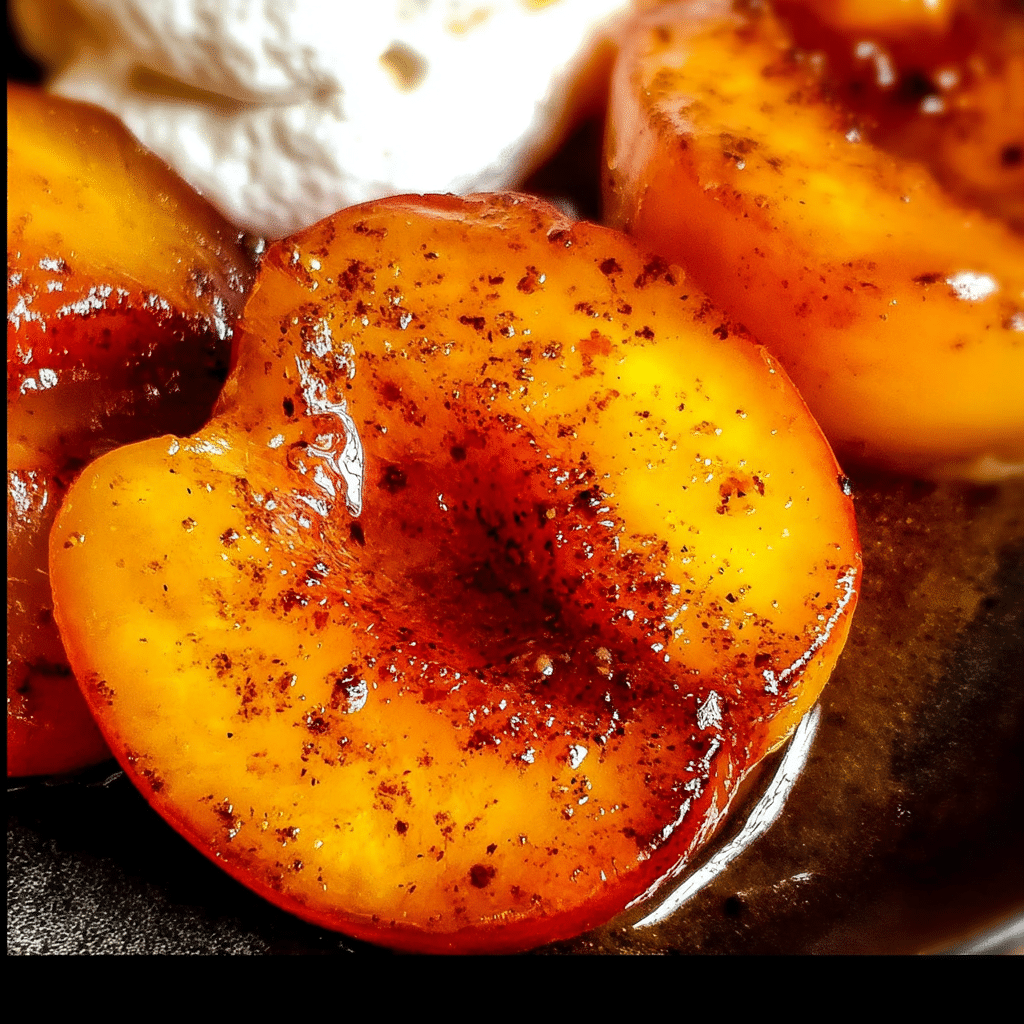 Pan Fried Peaches