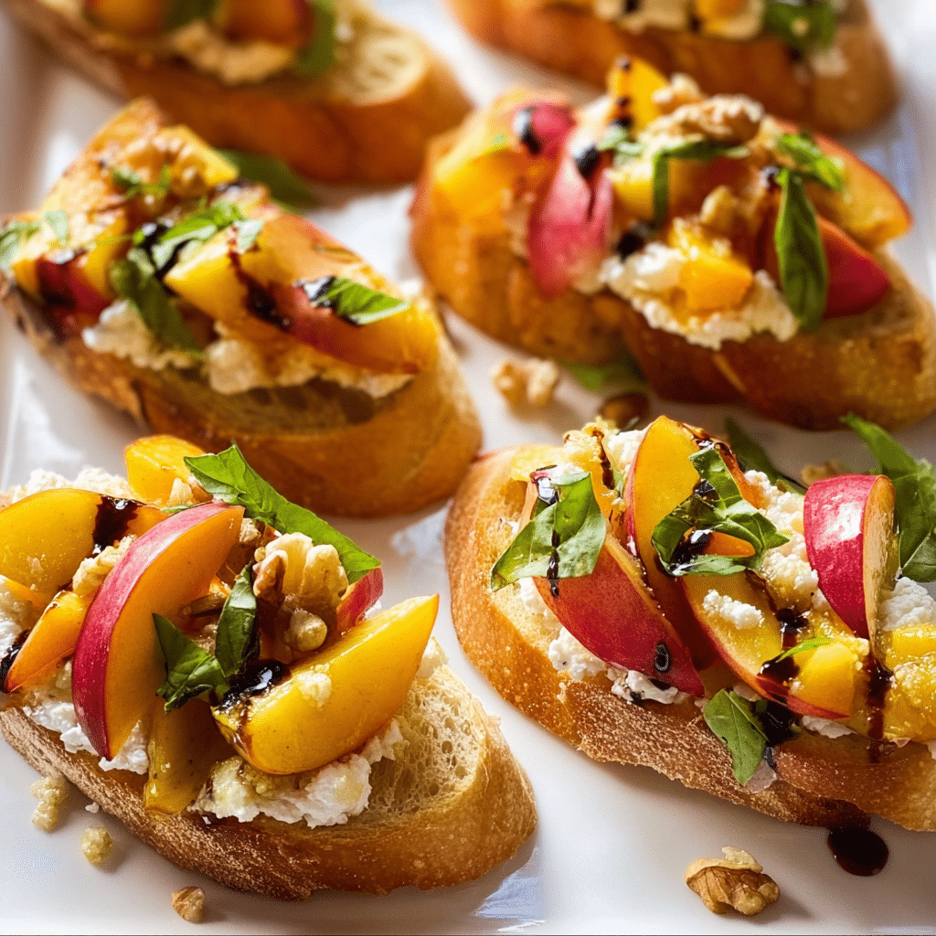 Peach Bruschetta 3