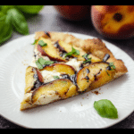 Peach Naan Pizza