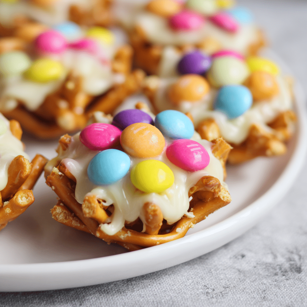 Pretzel Flower Bites