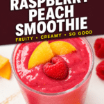 Raspberry Peach Smoothie