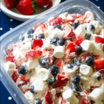Red White Blue Cheesecake Salad