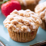 Strawberry Crumb Cake Muffins