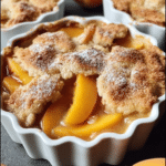 Triple Crust Peach Cobbler