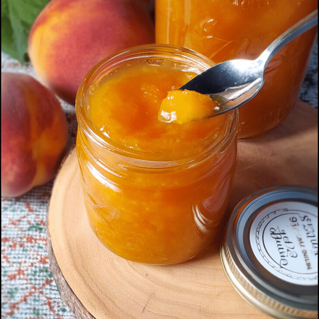 Vanilla Peach Jam