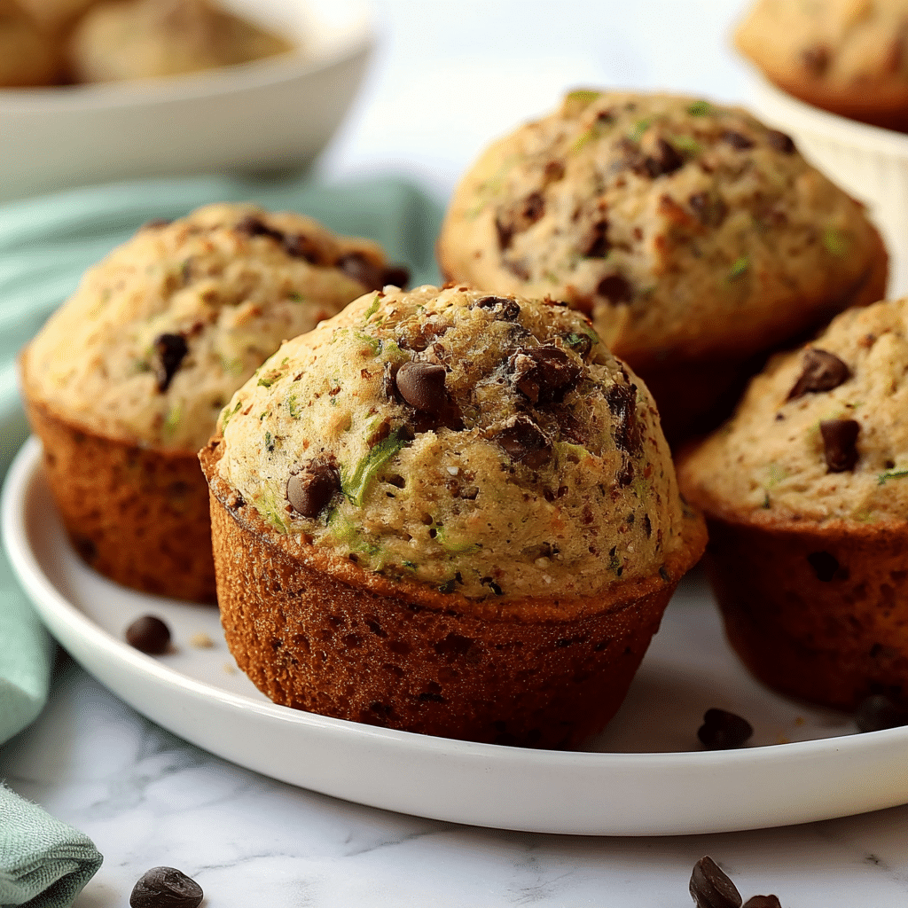 Chocolate Chip Zucchini Muffins