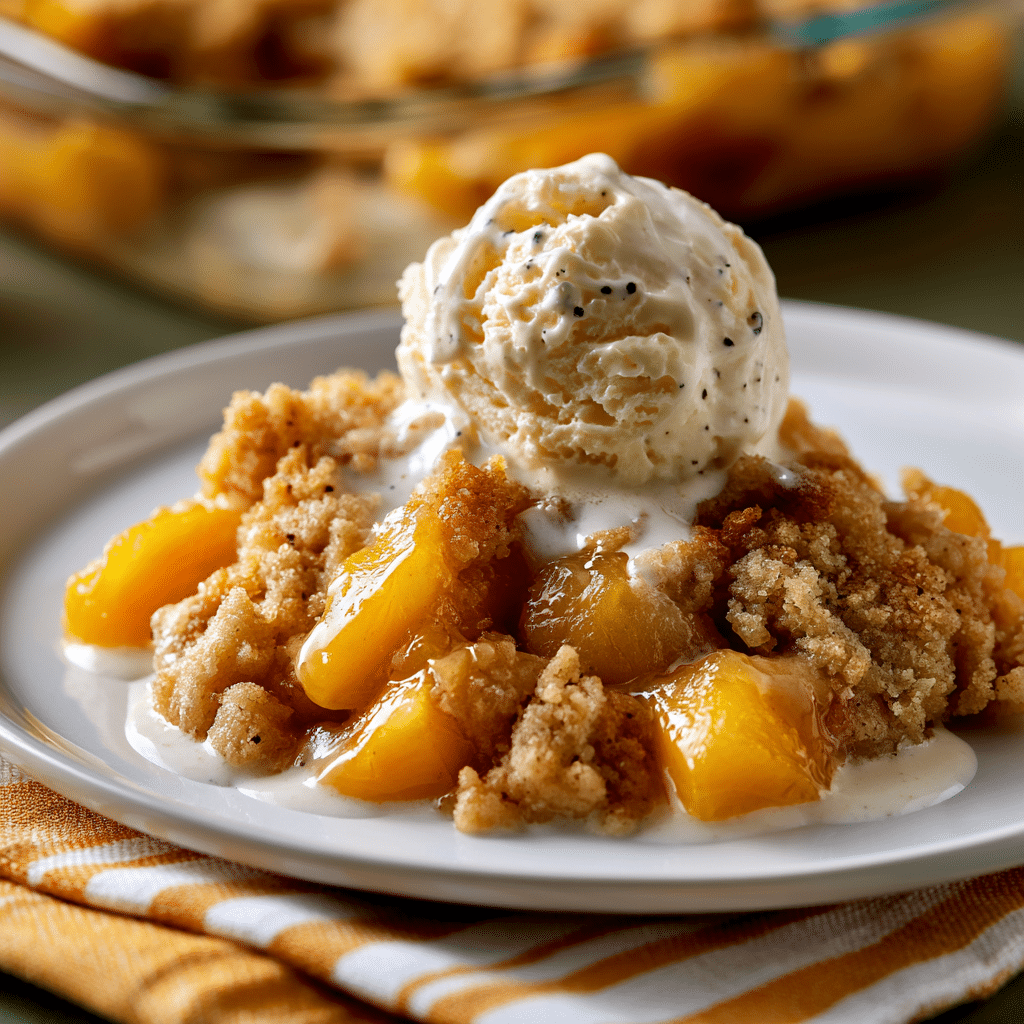 Fresh Peach Crisp Recipe
