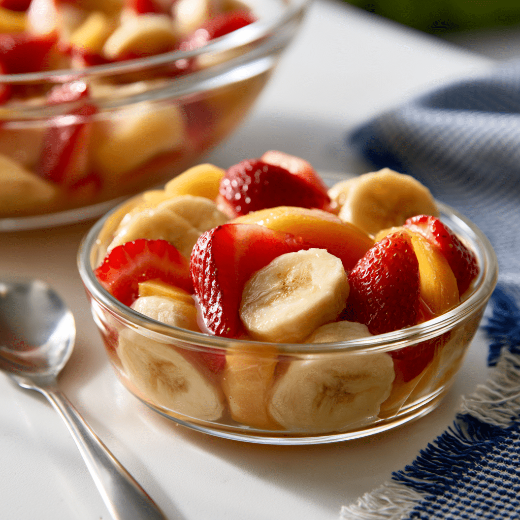 Fruit Salad With Peach Pie Filling