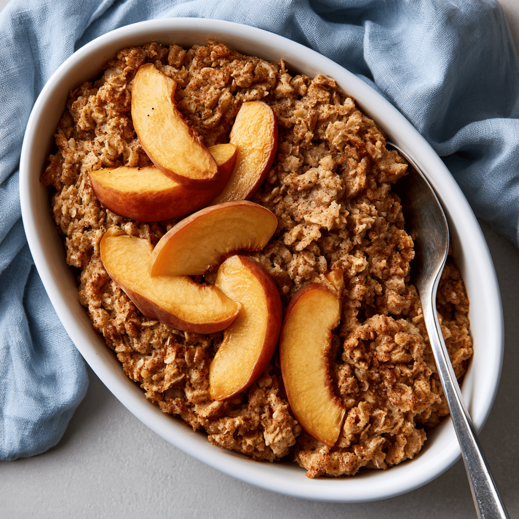 Peach Baked Oatmeal