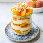 Peach Crisp Pudding