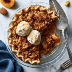 Peach Crumble Pie