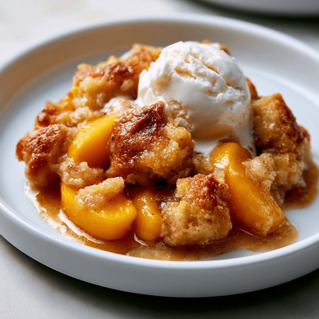 Peach Dump Cake