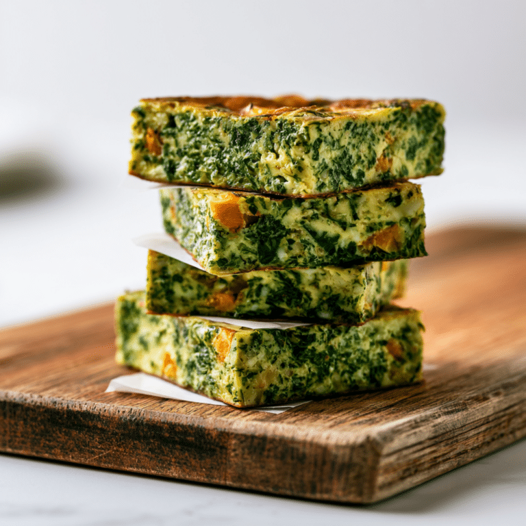 Spinach Zucchini Frittata Fingers