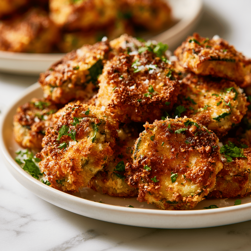 Zucchini Garlic Bites