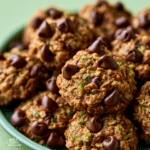 Zucchini Oatmeal Chocolate Chip Cookies 2