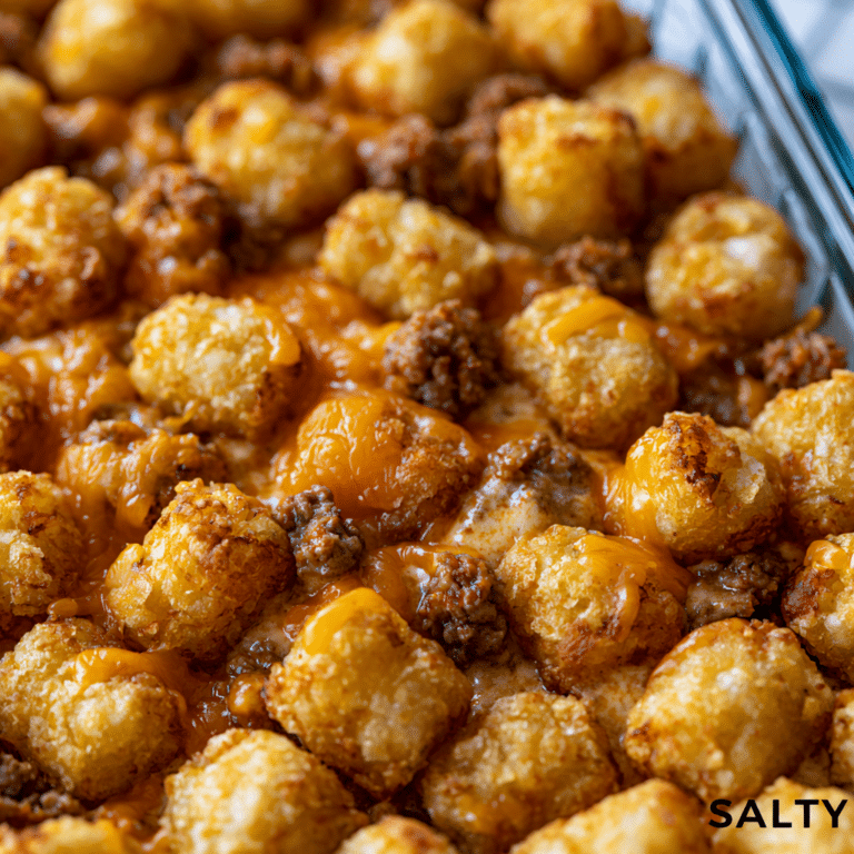 Cheeseburger Tater Tot Casserole