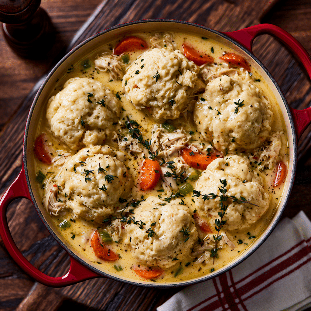 Homemade Chicken and Dumplings