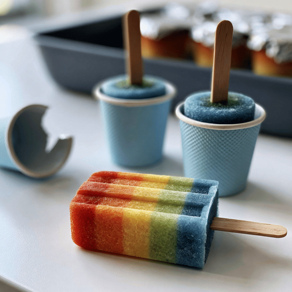 Rainbow Popsicles 1