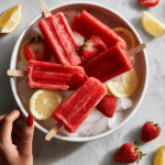 Strawberry Lemonade Popsicles 3