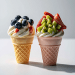 Yogurt and Fruit Cone