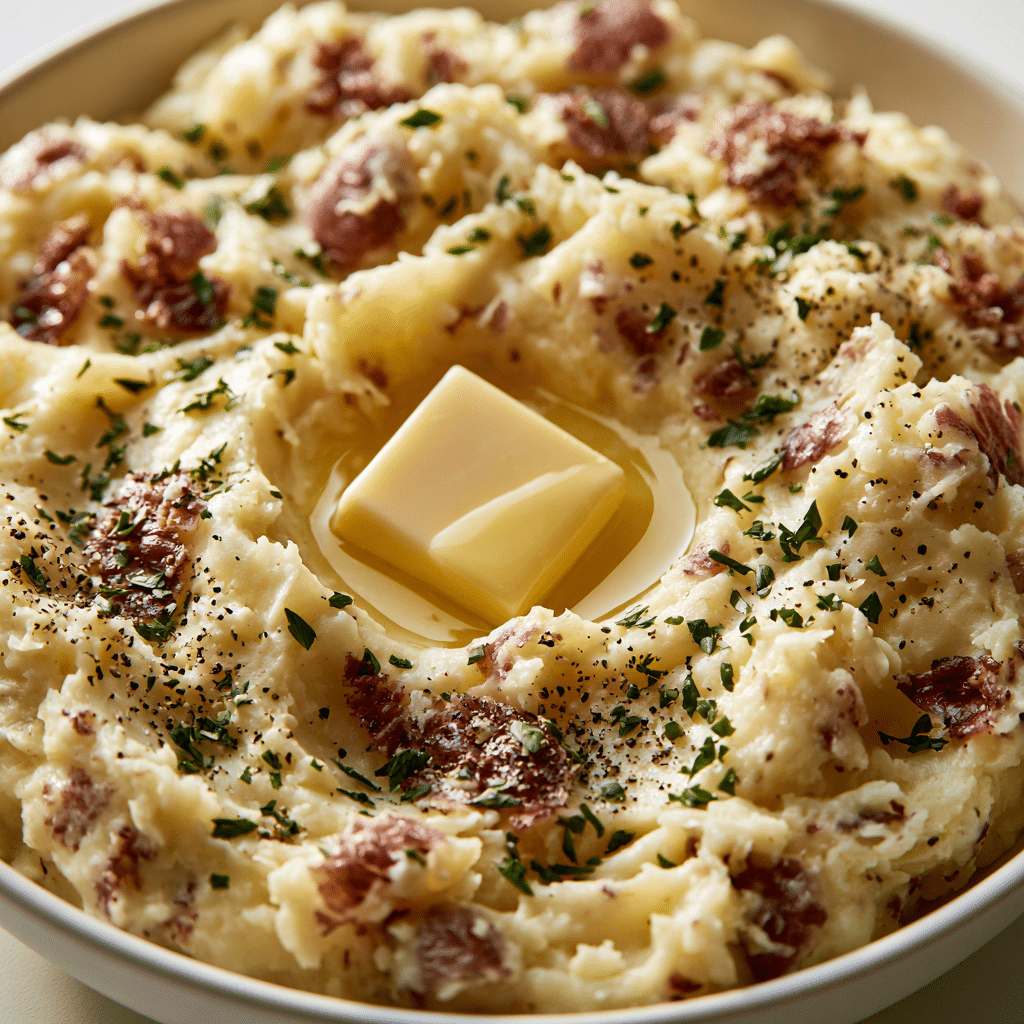 roasted garlic mashed potatoes