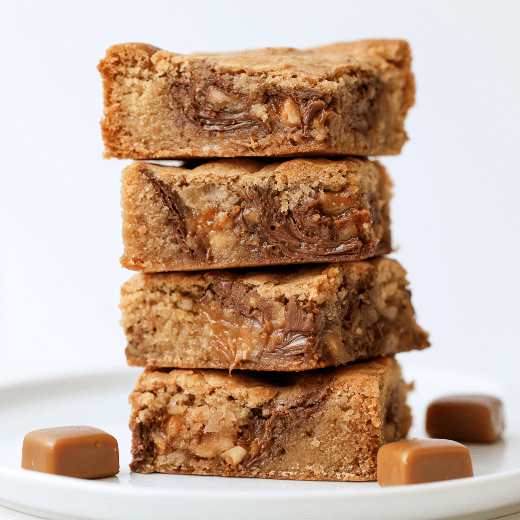 Snickers Bar Blondies